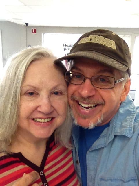Hazel with her son Bill Liebert